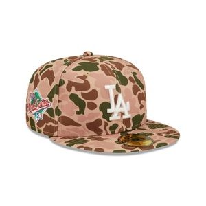 Los Angeles Dodgers New Era MLB Duck Camo 1988 World Series 59fifty Hat 7-3/8
